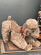 Винтажная игрушка собака Steiff
